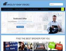 Tablet Screenshot of bestbrokerdeals.com